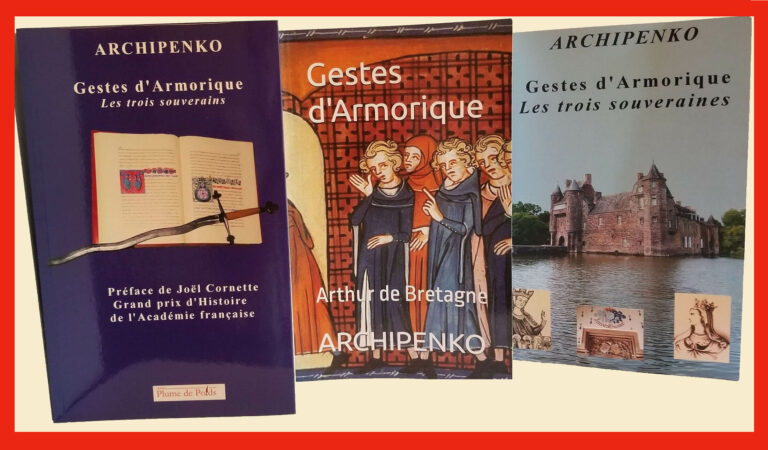 Romans Gestes d'Armorique les trois volumes